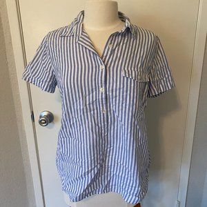 J Crew Short Sleeve Popover Shirt